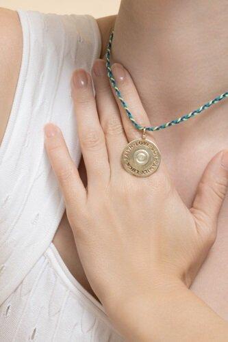 Love Pendant-YELLOW GOLD-JEWELRYFINE JEWELPENDANT-CAROL KAUFFMANN