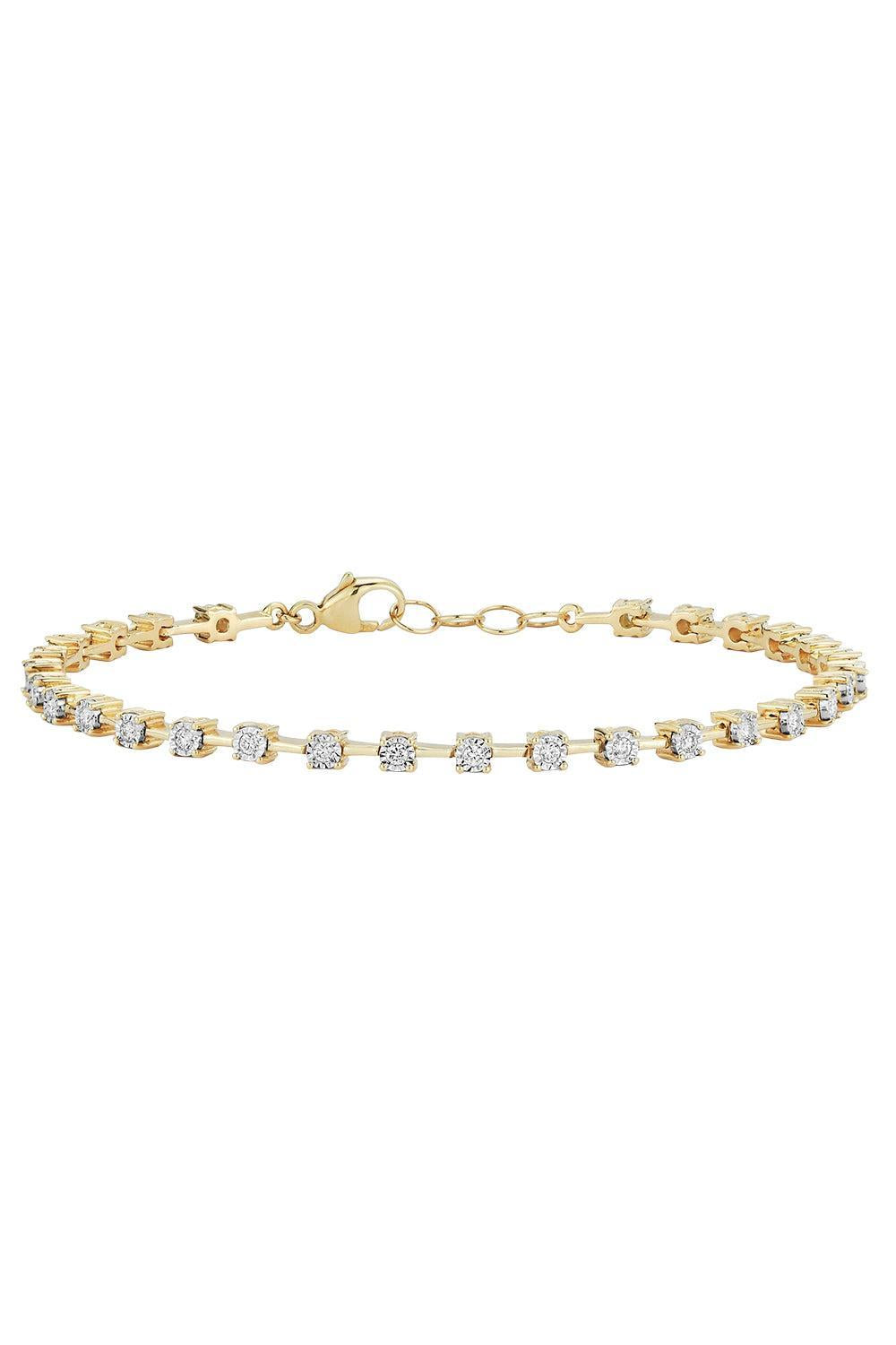 Yellow Gold Ava Bea Interval Tennis Bracelet-YELLOW GOLD-6.5-6.75-JEWELRYFINE JEWELBRACELET O-DANA REBECCA DESIGNS