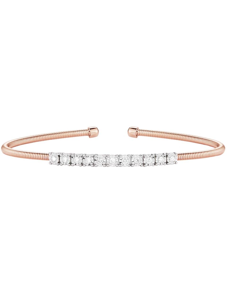 DANA REBECCA DESIGNS-Rose Gold Ava Bea Diamond Flex Cuff-ROSE GOLD