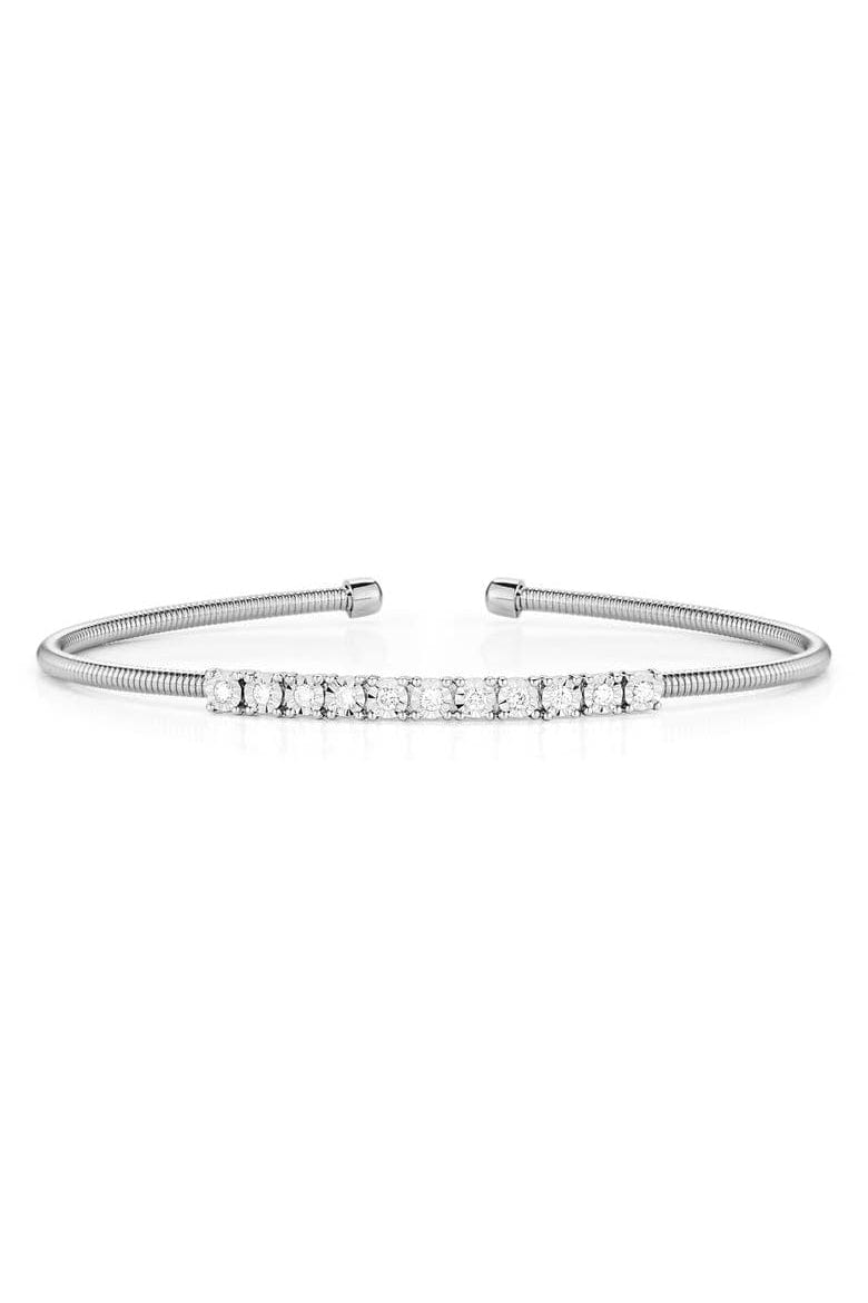 DANA REBECCA DESIGNS-Ava Bea Flexi Cuff-WHITE GOLD