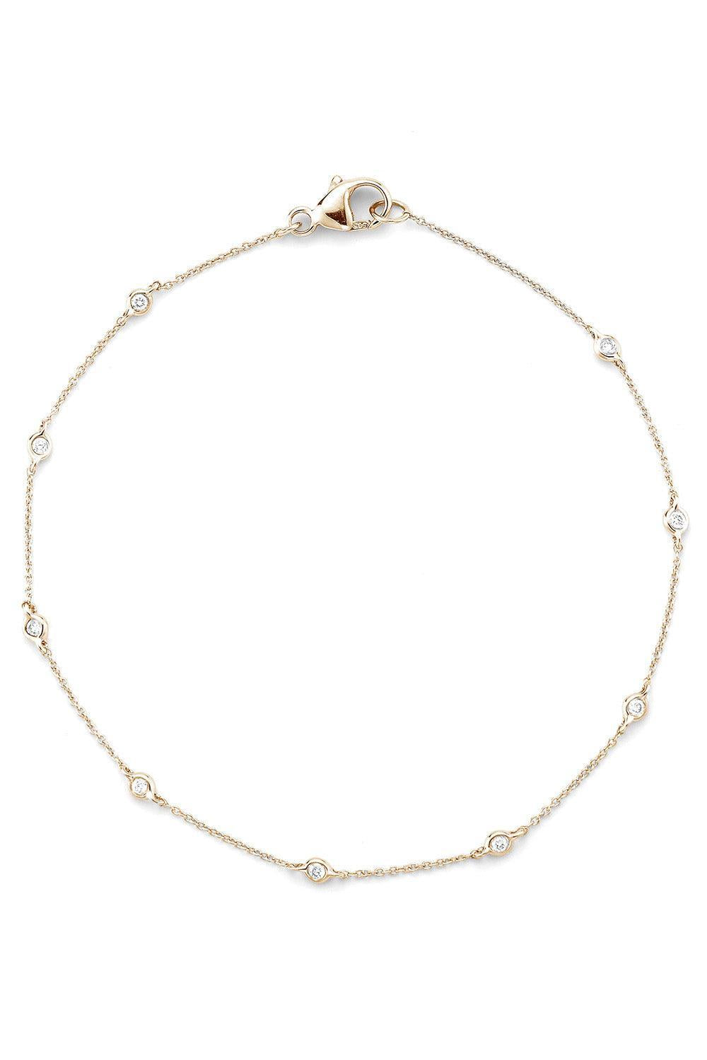 Diamond Lulu Jack Bracelet-YELLOW GOLD-6.5-7-JEWELRYFINE JEWELBRACELET O-DANA REBECCA DESIGNS