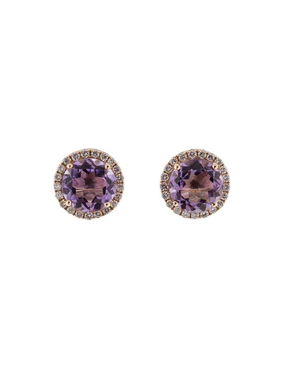 DANA REBECCA DESIGNS-Anna Beth Amethyst Earrings-ROSE GOLD