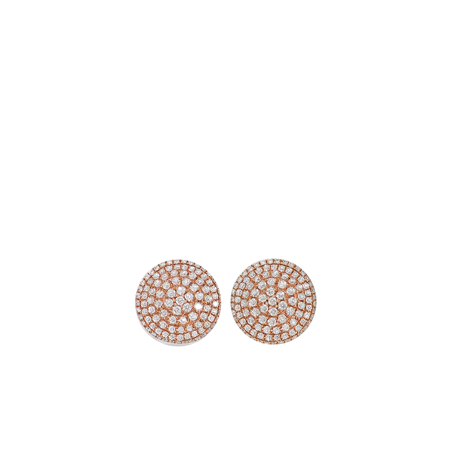 DANA REBECCA DESIGNS-Carly Michelle Diamond Pave Studs-ROSE GOLD