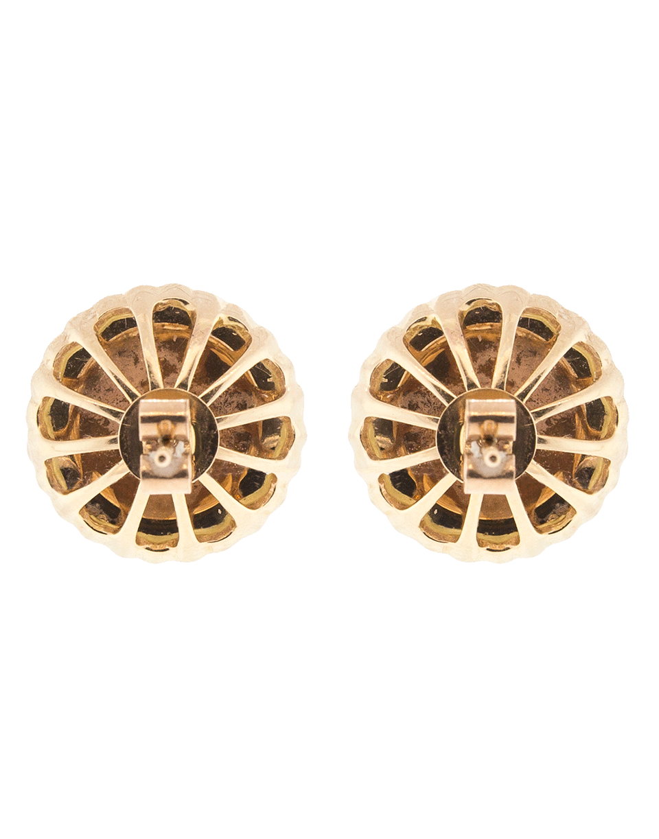 DANA REBECCA DESIGNS-Diamond Pave Stud Earrings-ROSE GOLD