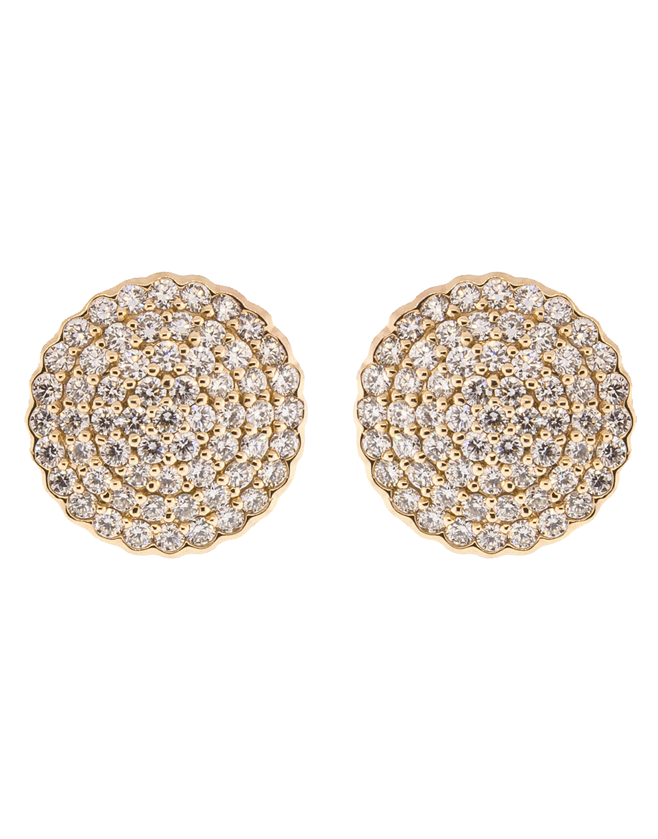 DANA REBECCA DESIGNS-Diamond Pave Stud Earrings-ROSE GOLD