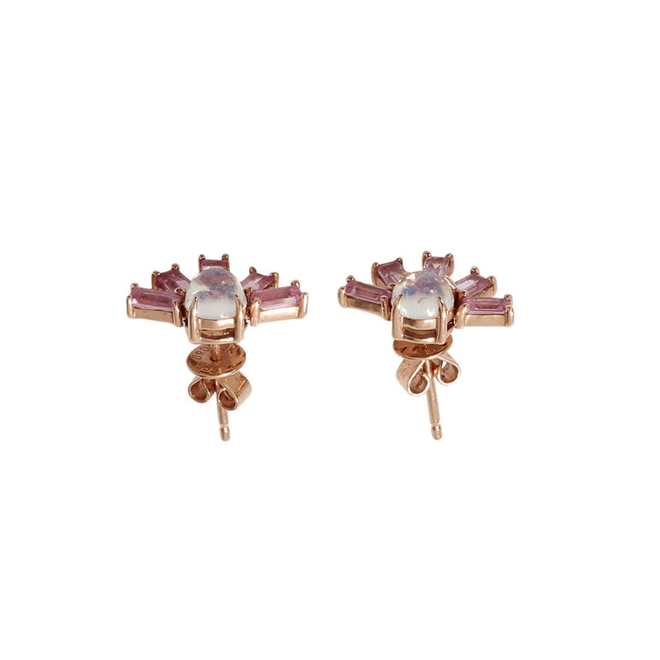 DANA REBECCA DESIGNS-Kristyn Kylie Sapphire Earrings-ROSE GOLD