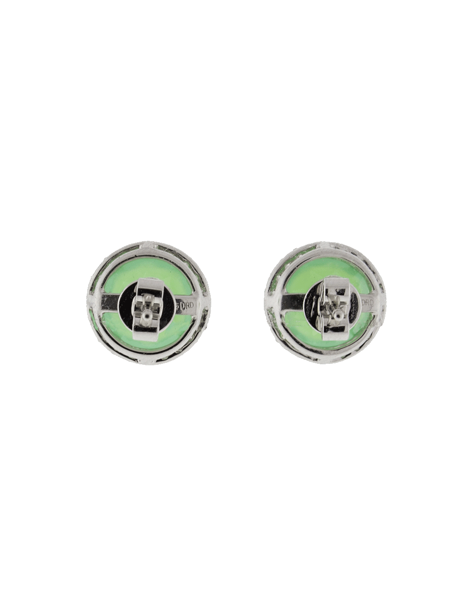 DANA REBECCA DESIGNS-Anna Beth Chrysoprase Earrings-WHITE GOLD