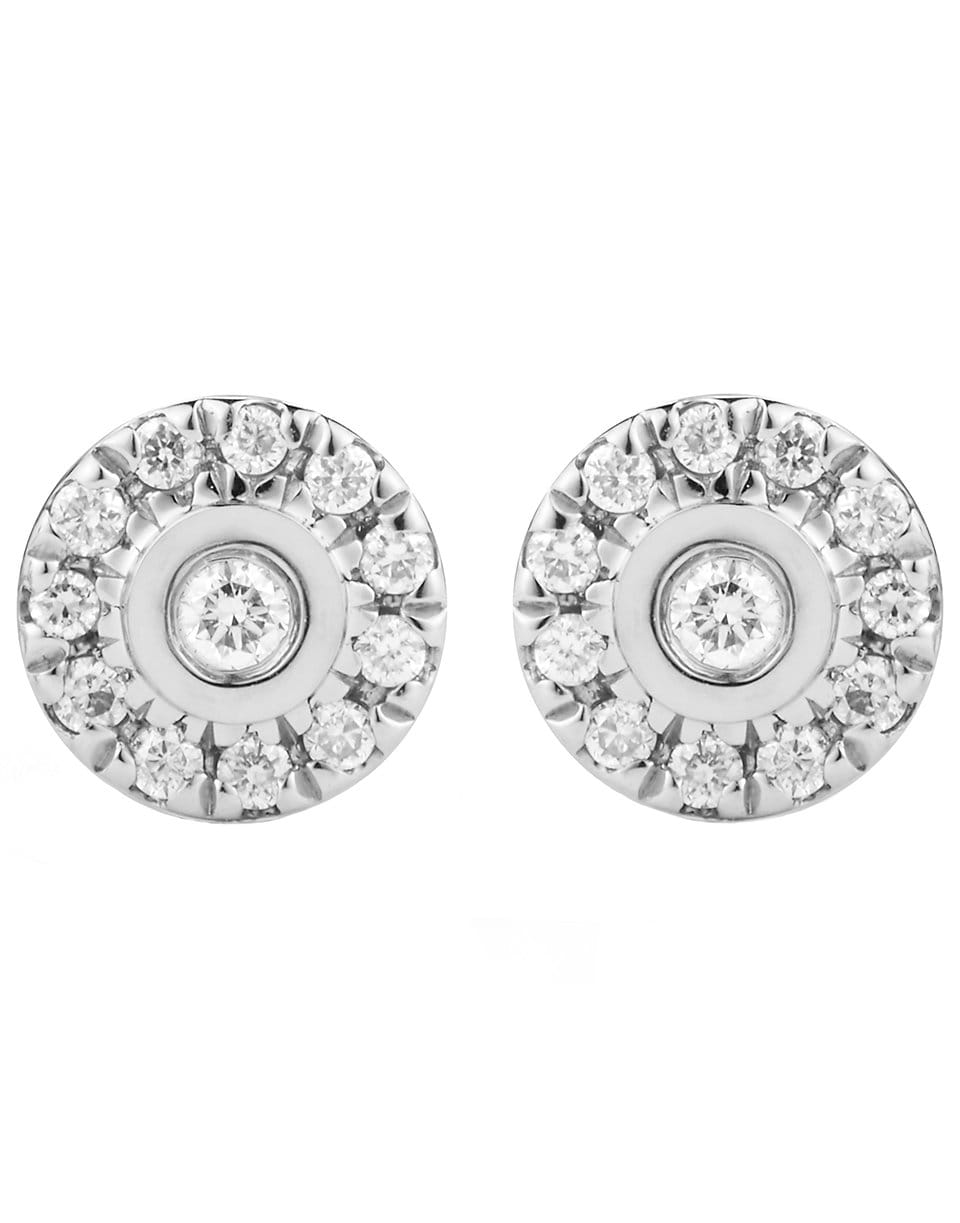 DANA REBECCA DESIGNS-Lauren Joy Mini Halo Studs-WHITE GOLD