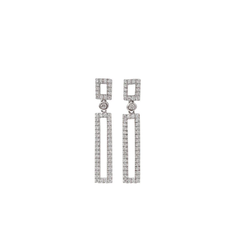 DANA REBECCA DESIGNS-Lori Page Earrings-WHITE GOLD