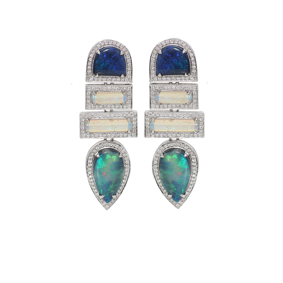 DANA REBECCA DESIGNS-Opal Earrings With Diamonds-WHITE GOLD