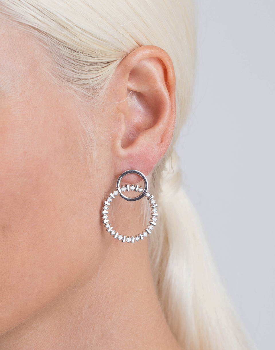DANA REBECCA DESIGNS-Reese Brooklyn Diamond Drop Earrings-WHITE GOLD