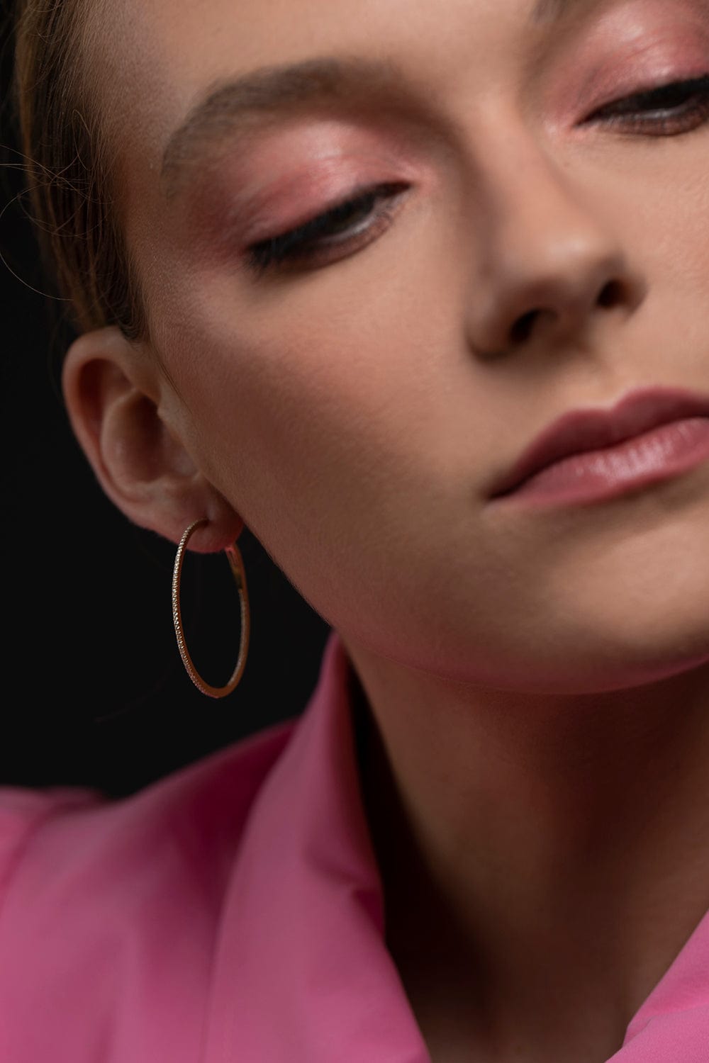 DANA REBECCA DESIGNS-Yellow Gold Marge Hoops-YELLOW GOLD