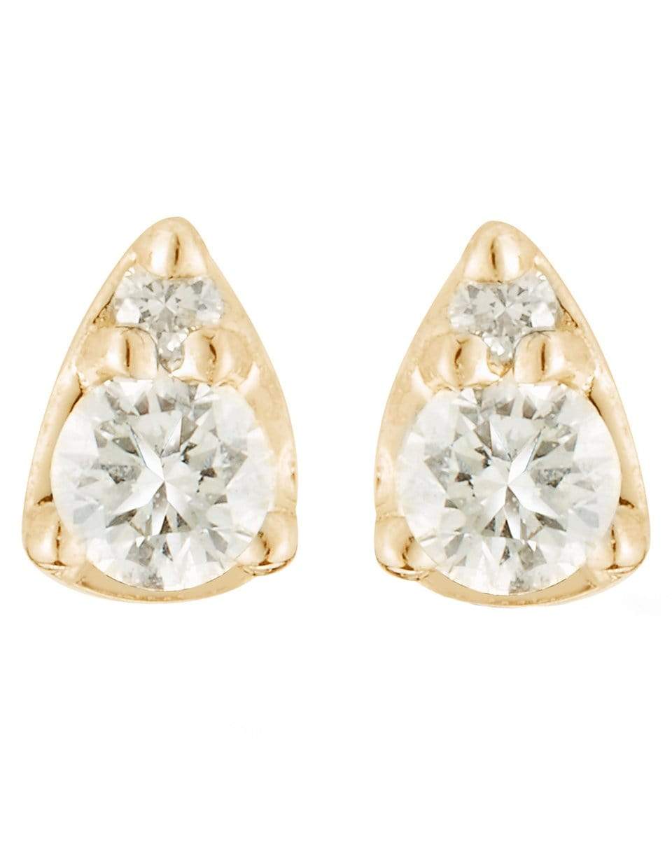 DANA REBECCA DESIGNS-Sophia Ryan Yellow Gold Petite Teardrop Studs-YLWGLD