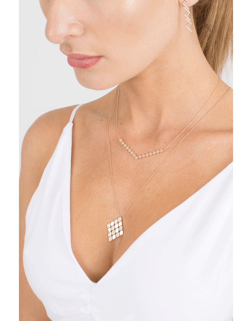 DANA REBECCA DESIGNS-Jeanie Ann Diamond Necklace-ROSE GOLD