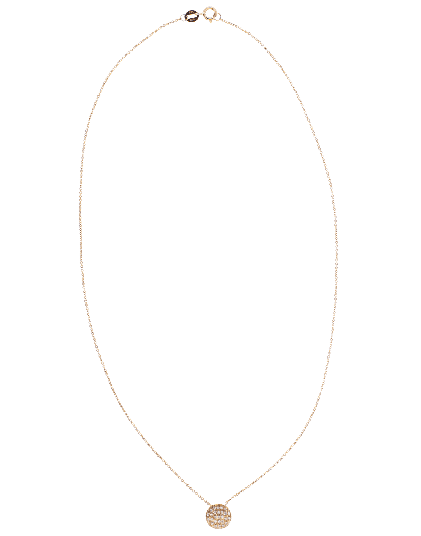 DANA REBECCA DESIGNS-Lauren Joy Medium Diamond Necklace-ROSE GOLD