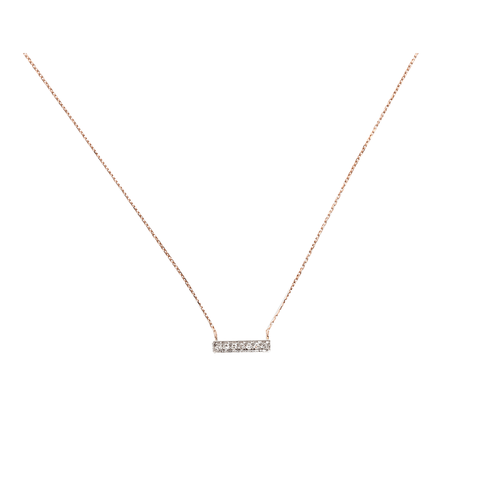 DANA REBECCA DESIGNS-Sylvie Rose Mini Diamond Bar Necklace-