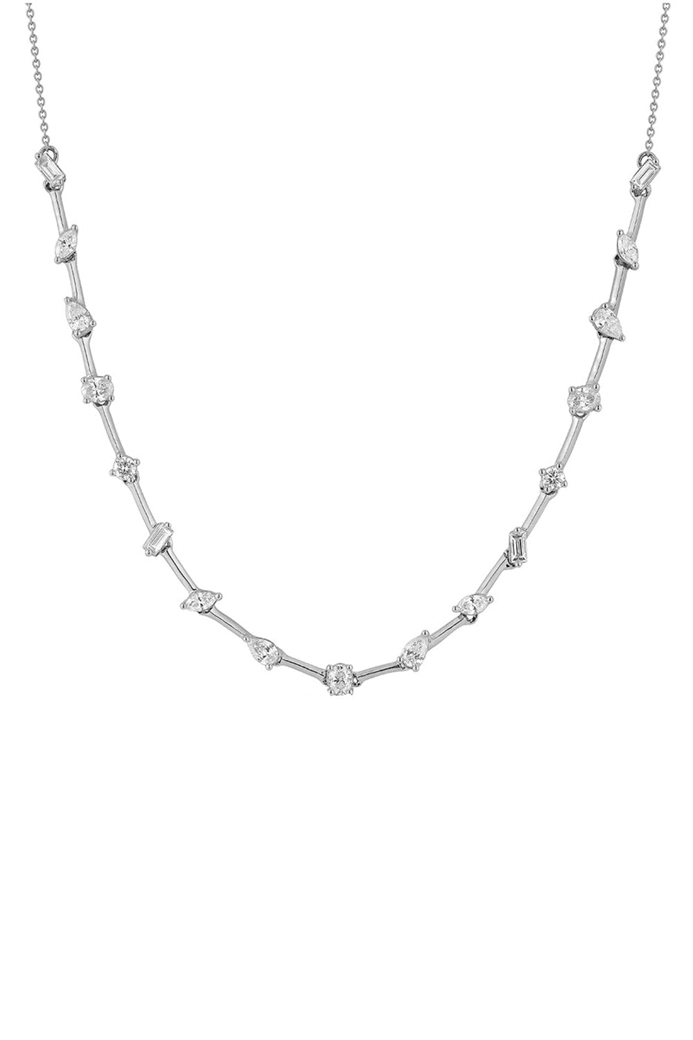 DANA REBECCA DESIGNS-Alexa Necklace - White Gold-