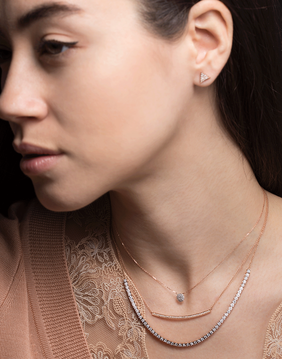 DANA REBECCA DESIGNS-Ava Bea White Gold Diamond Tennis Necklace-WHITE GOLD