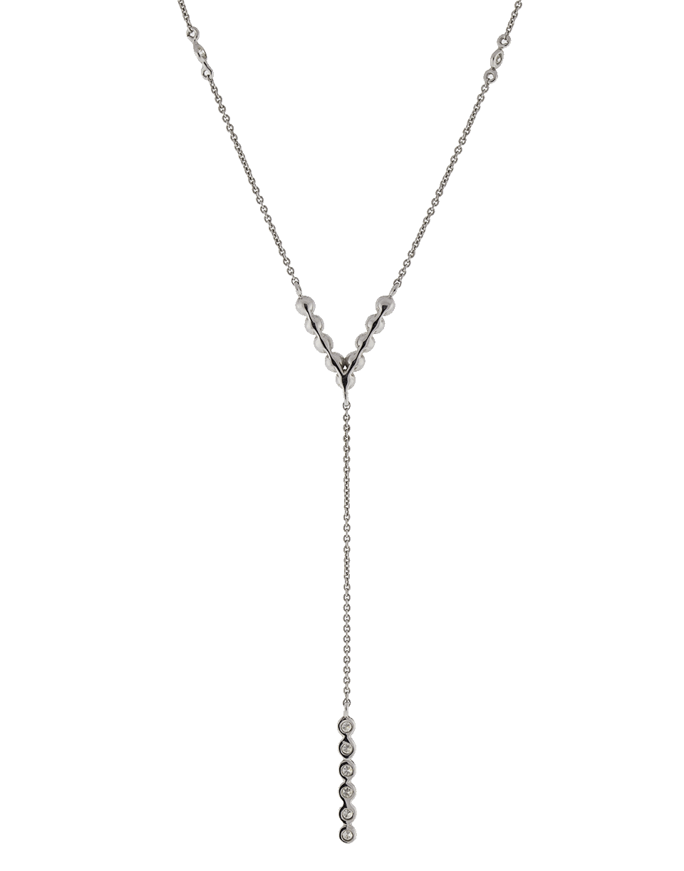 DANA REBECCA DESIGNS-Station Y Necklace-WHITE GOLD