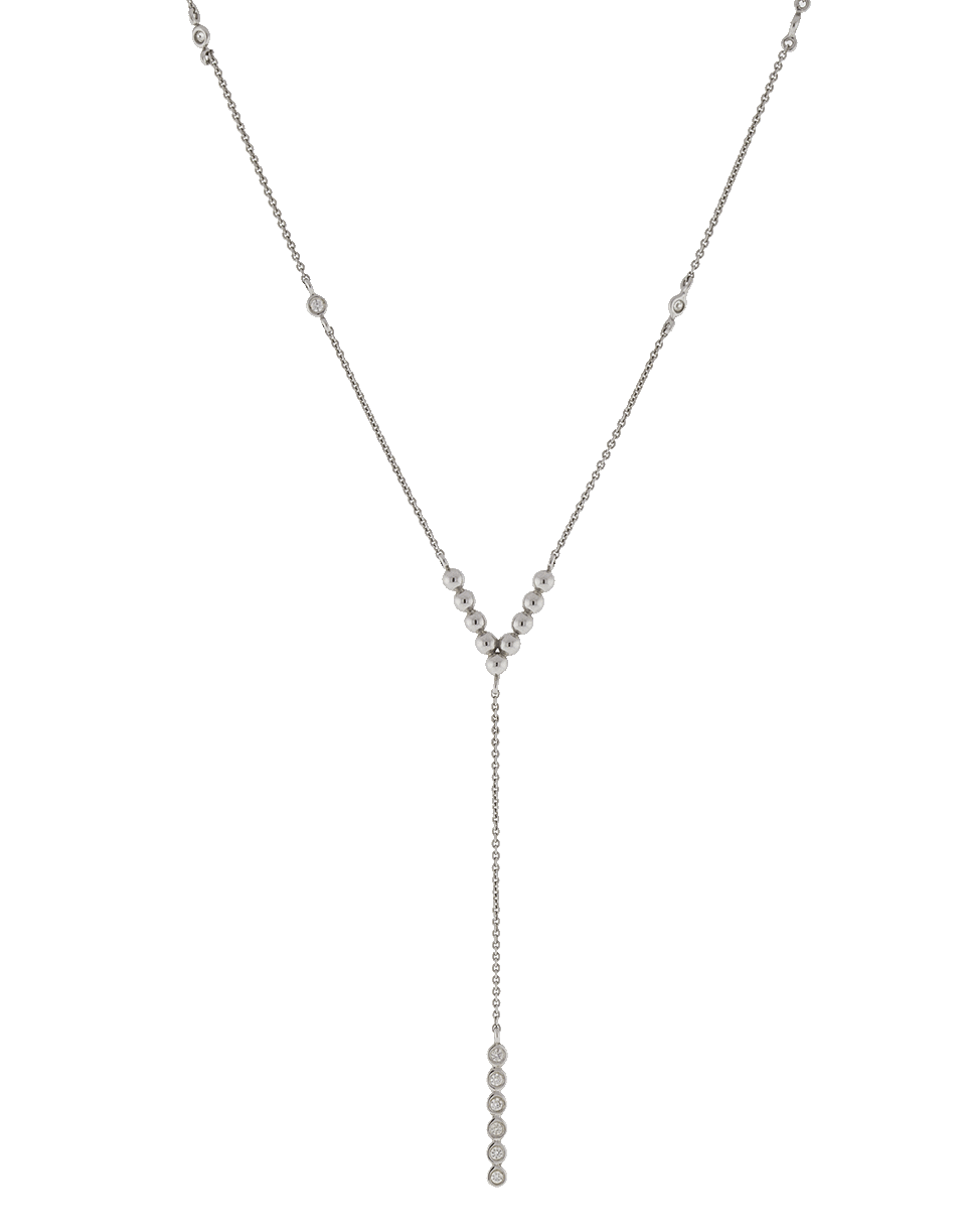DANA REBECCA DESIGNS-Station Y Necklace-WHITE GOLD