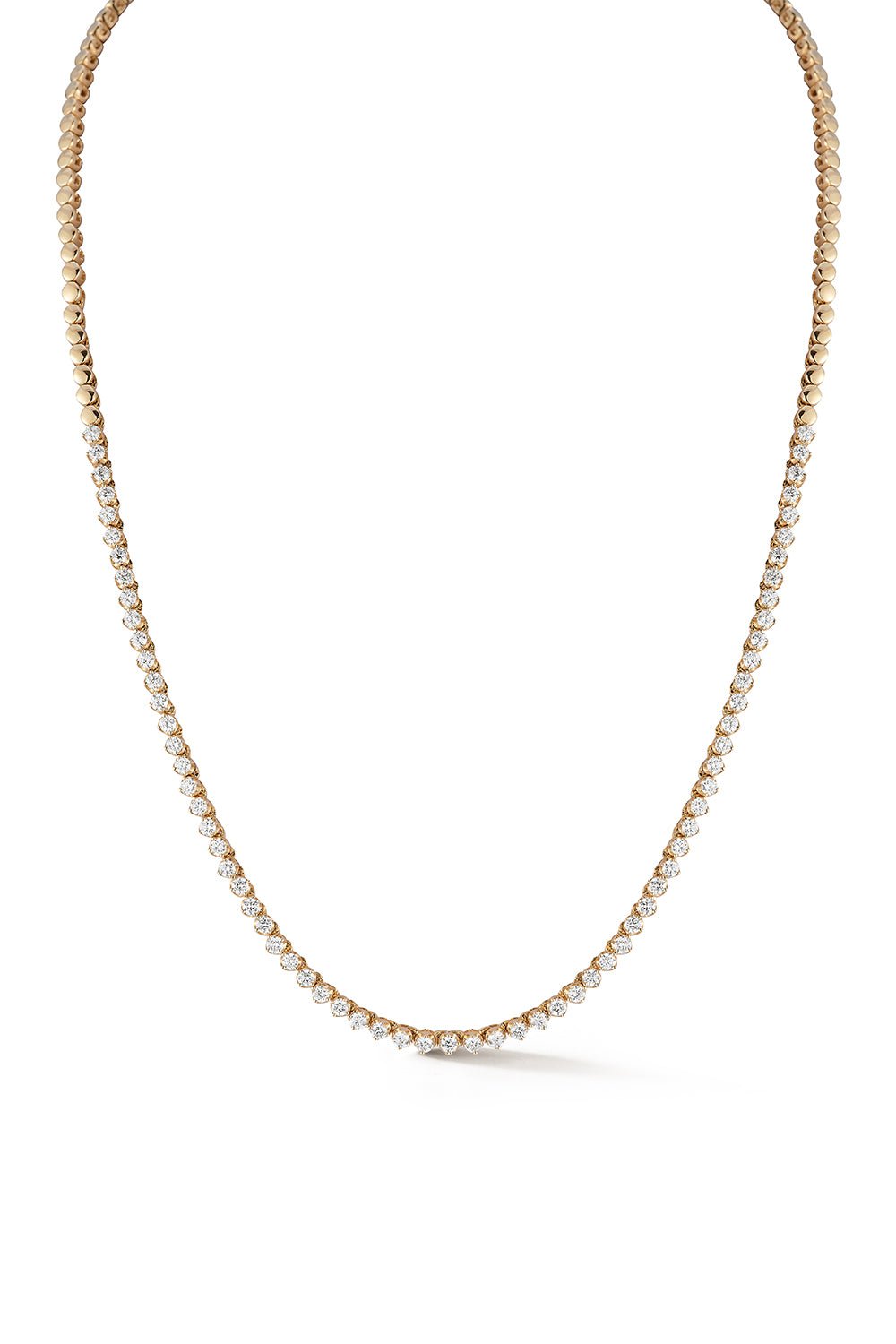 DANA REBECCA DESIGNS-Lulu Jack Diamond Tennis Necklace-YELLOW GOLD
