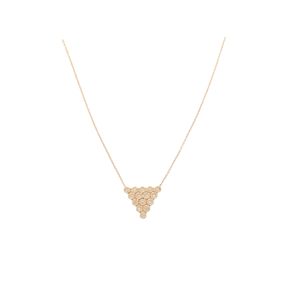 DANA REBECCA DESIGNS-Emily Sarah Diamond Necklace-YELLOW GOLD