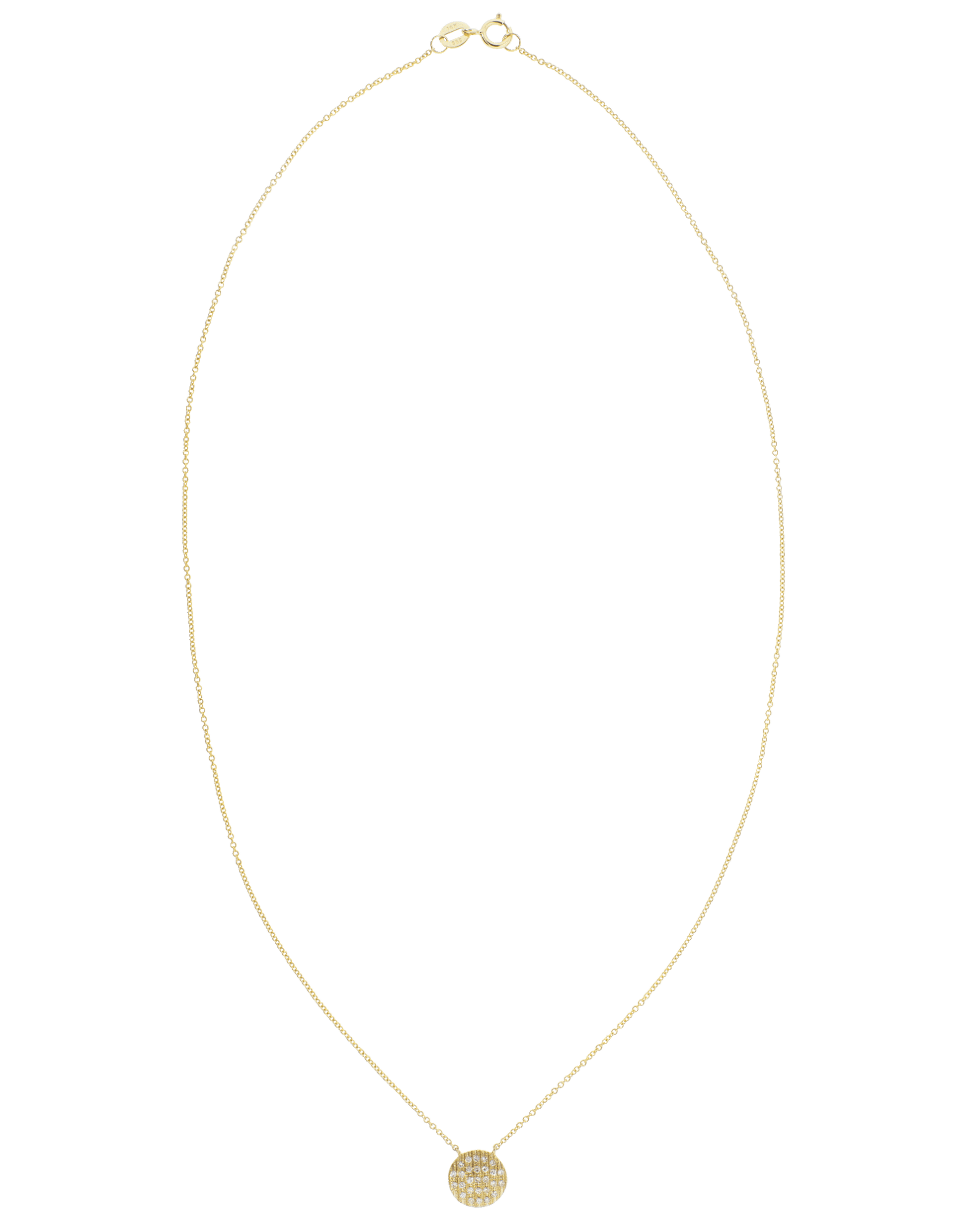 DANA REBECCA DESIGNS-Lauren Joy Medium Diamond Necklace-YELLOW GOLD
