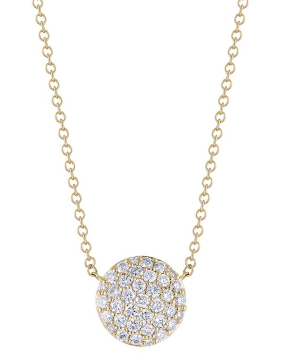 DANA REBECCA DESIGNS-Lauren Joy XL Diamond Pave Necklace-YELLOW GOLD