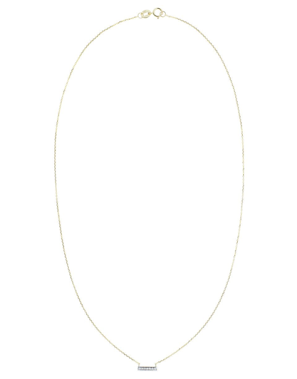 DANA REBECCA DESIGNS-Sylvie Rose Diamond Bar Yellow Gold Necklace-YELLOW GOLD
