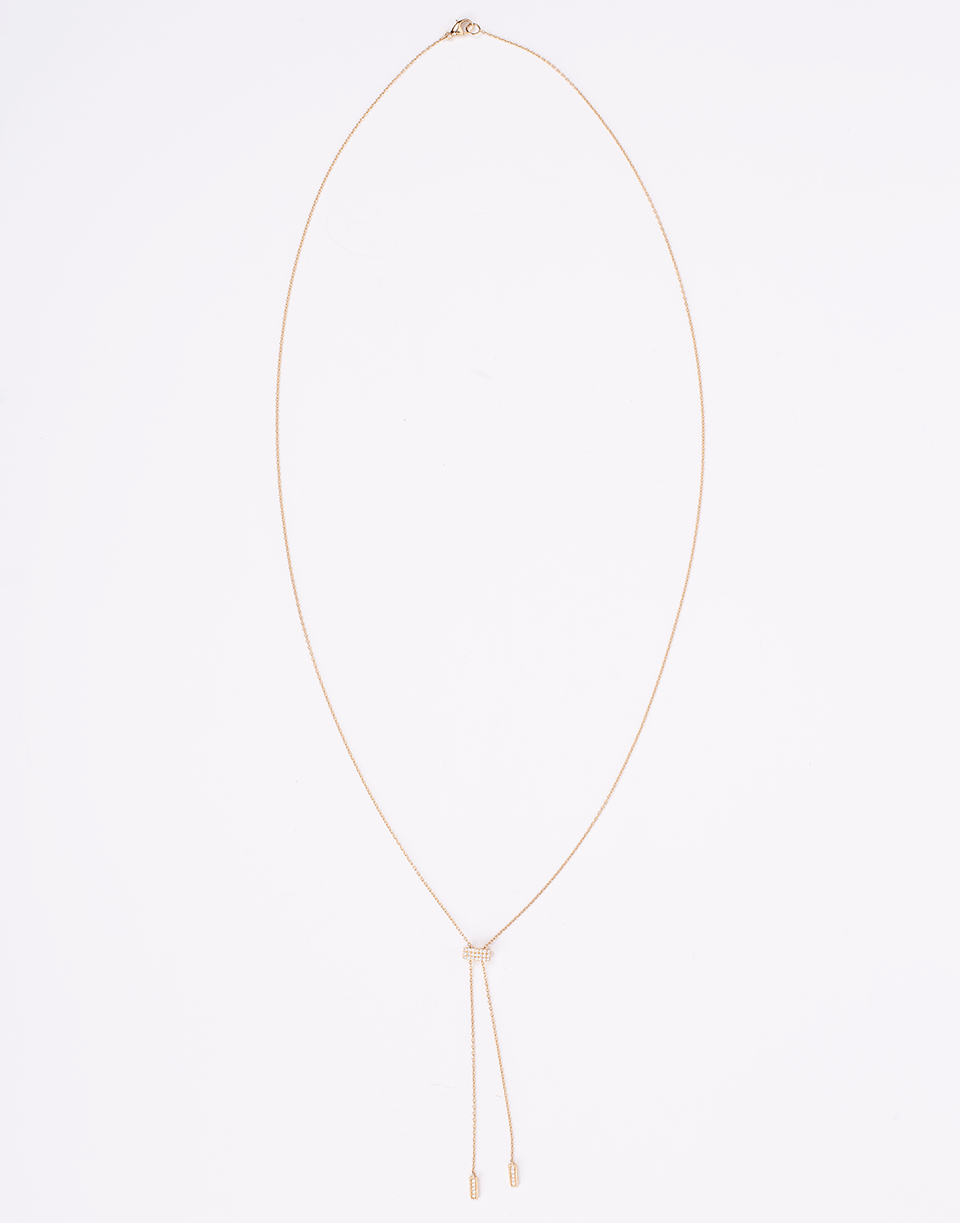 DANA REBECCA DESIGNS-Sylvie Rose Diamond Sliding Lariat Necklace-YELLOW GOLD