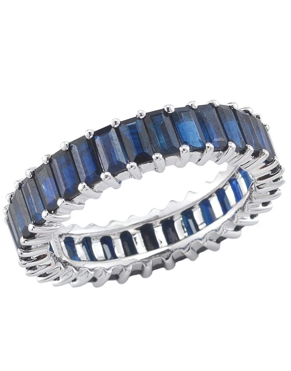 DANA REBECCA DESIGNS-Kristyn Kylie Blue Sapphire Eternity Band-WHITE GOLD