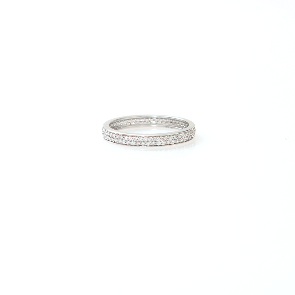 DANA REBECCA DESIGNS-Melissa Louise Diamond Eternity Band-WHITE GOLD