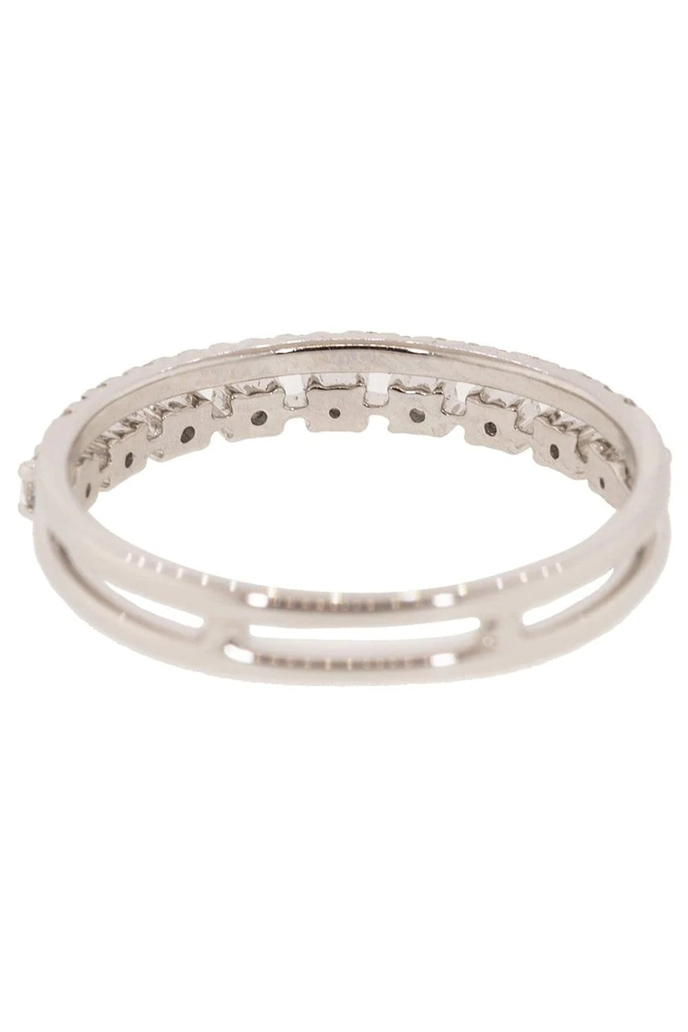 DANA REBECCA DESIGNS-Ava Bea Double Row Ring-WHITE GOLD