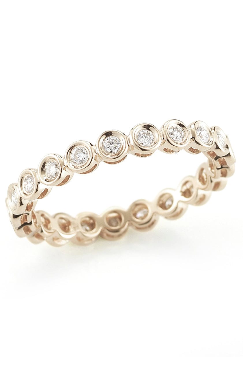 DANA REBECCA DESIGNS-Lulu Jack Bezel Eternity Ring-YELLOW GOLD