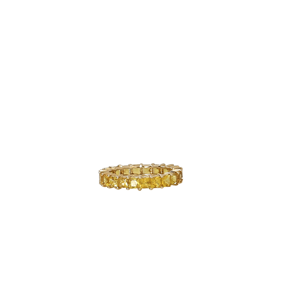 DANA REBECCA DESIGNS-Yellow Sapphire Eternity Ring-YELLOW GOLD