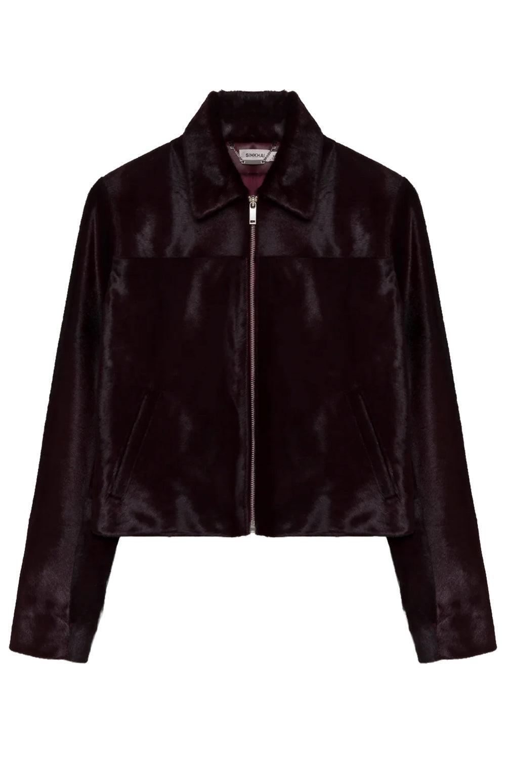  Daria Jacket - Fig-BROWN-XS-CLOTHINGJACKETLEATHER-SIMKHAI 