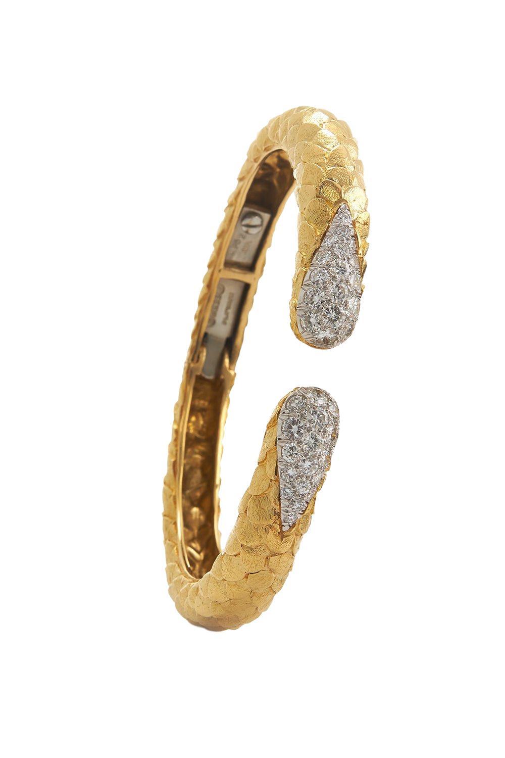 Park Avenue Cuff Bracelet-YELLOW GOLD-JEWELRYFINE JEWELBRACELET O-DAVID WEBB