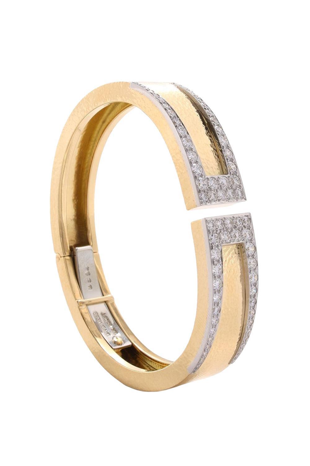 Slim Gap Cuff Bracelet-YELLOW GOLD-JEWELRYFINE JEWELBRACELET O-DAVID WEBB