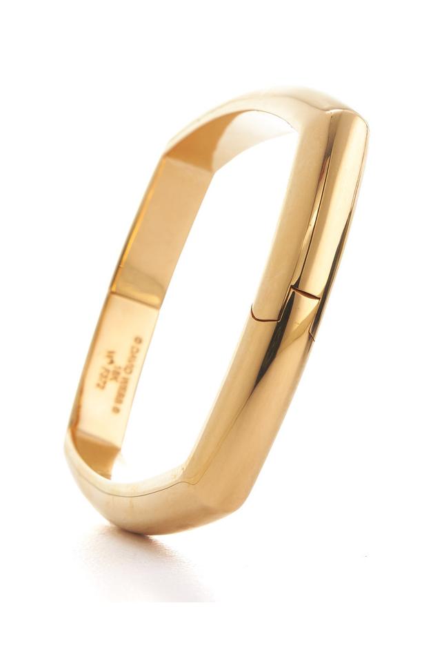DAVID WEBB-Rose Gold Polished Quad Bangle-ROSE GOLD