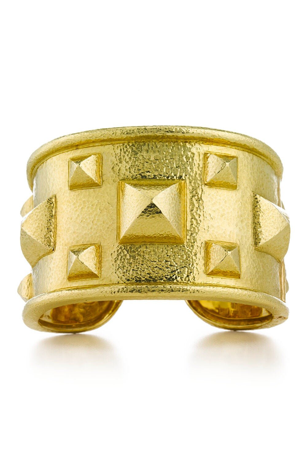 DAVID WEBB-Bastille Cuff Bracelet-YELLOW GOLD