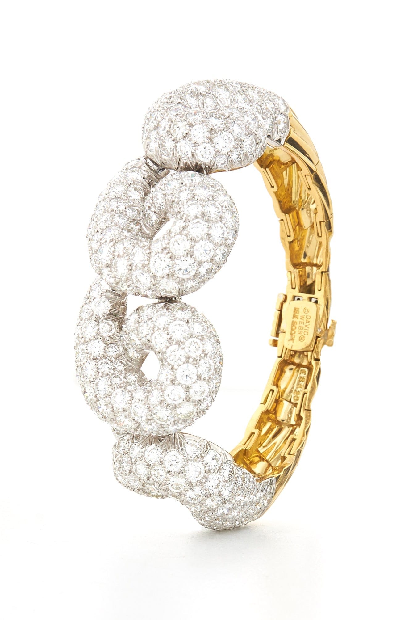 DAVID WEBB-Curly Q Bracelet-YELLOW GOLD