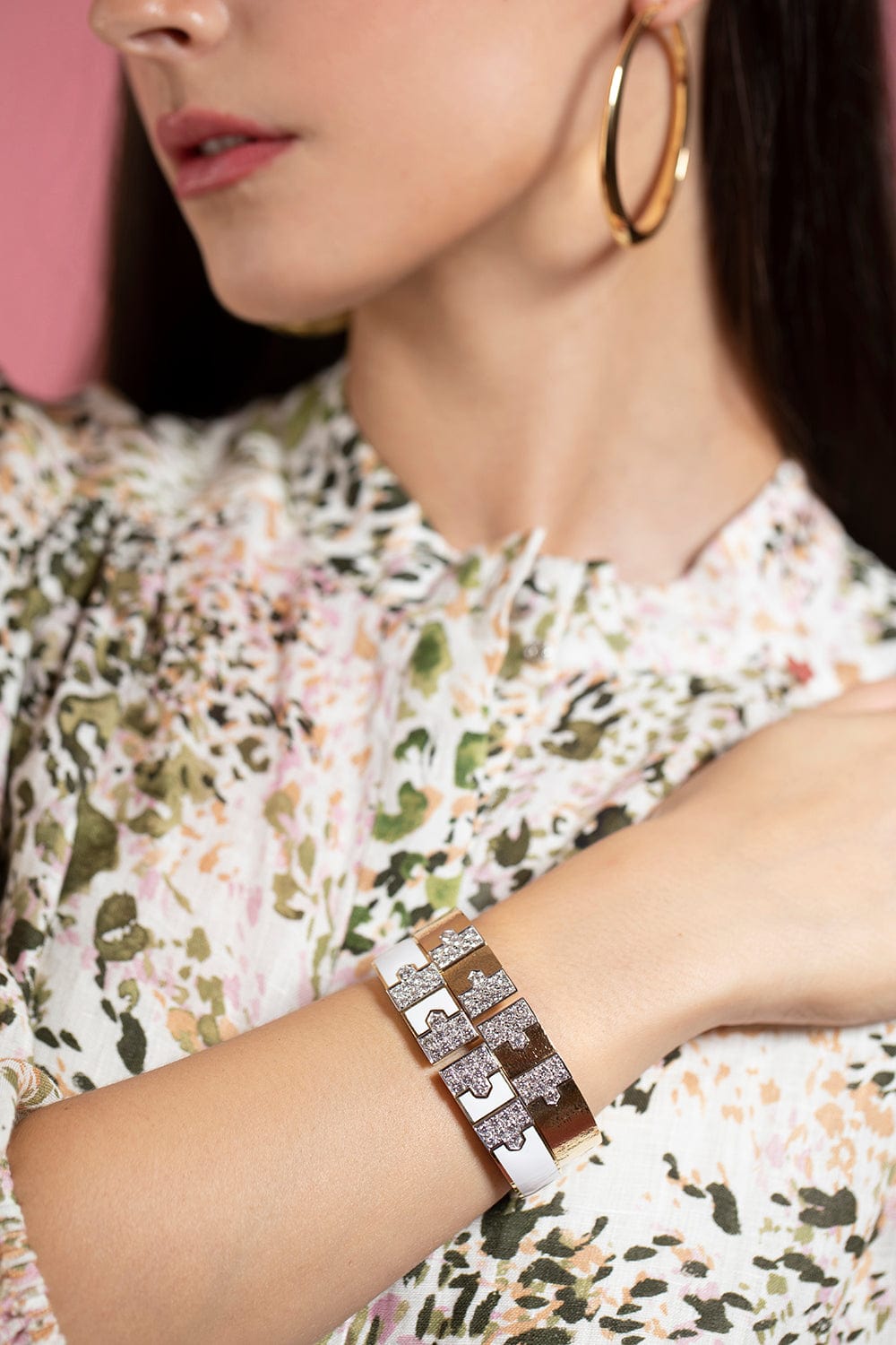 DAVID WEBB-Diamond Lane Bracelet-YELLOW GOLD