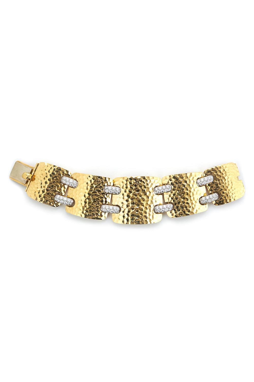 Diamond Starlight Bracelet-YELLOW GOLD-JEWELRYFINE JEWELBRACELET O-DAVID WEBB