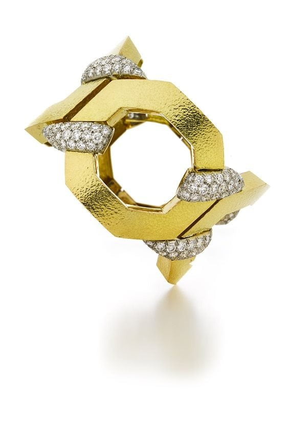 DAVID WEBB-Juno Bracelet-YELLOW GOLD