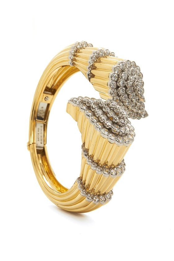 DAVID WEBB-Paisley Bracelet-YELLOW GOLD