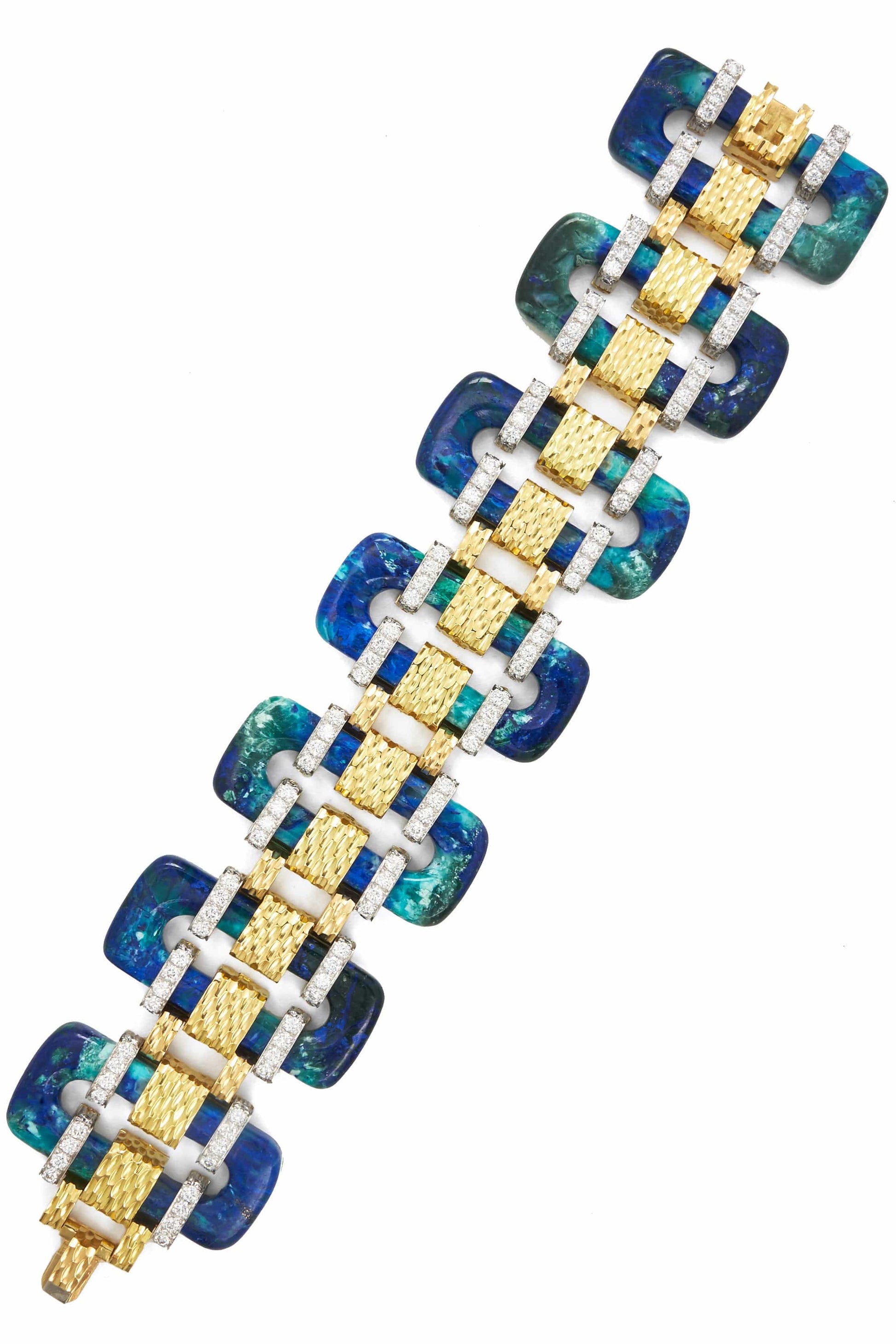 DAVID WEBB-Tread Bracelet-YELLOW GOLD