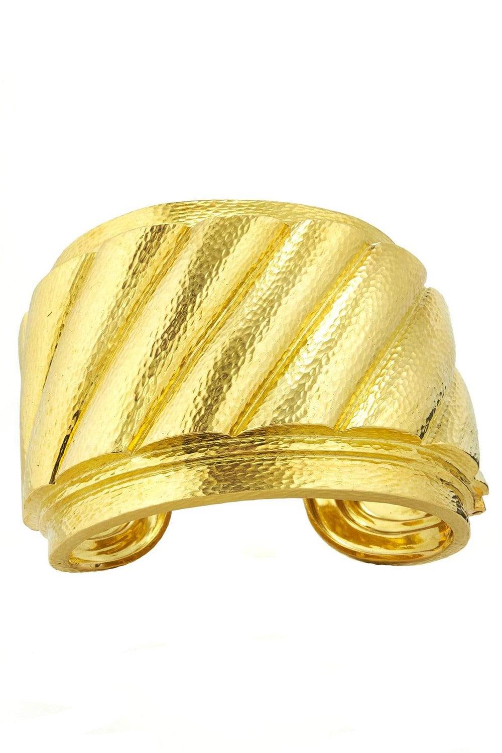 DAVID WEBB-Wonder Woman Cuff-YELLOW GOLD