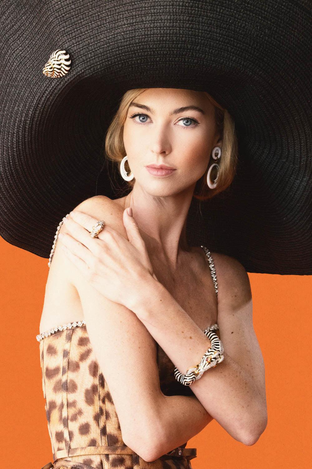 Diamond Black White Zebra Bracelet | DAVID WEBB – Marissa Collections