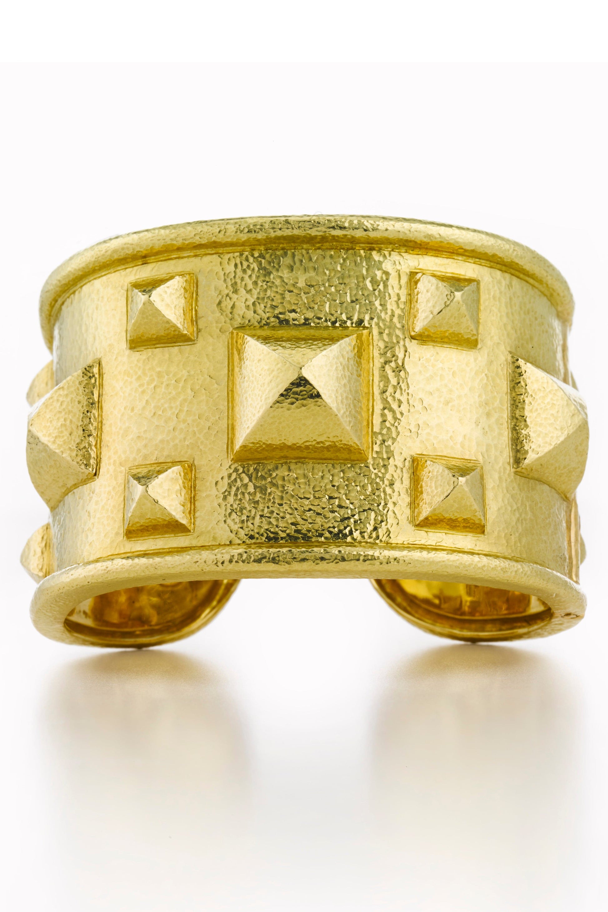 DAVID WEBB-Bastille Cuff-YELLOW GOLD