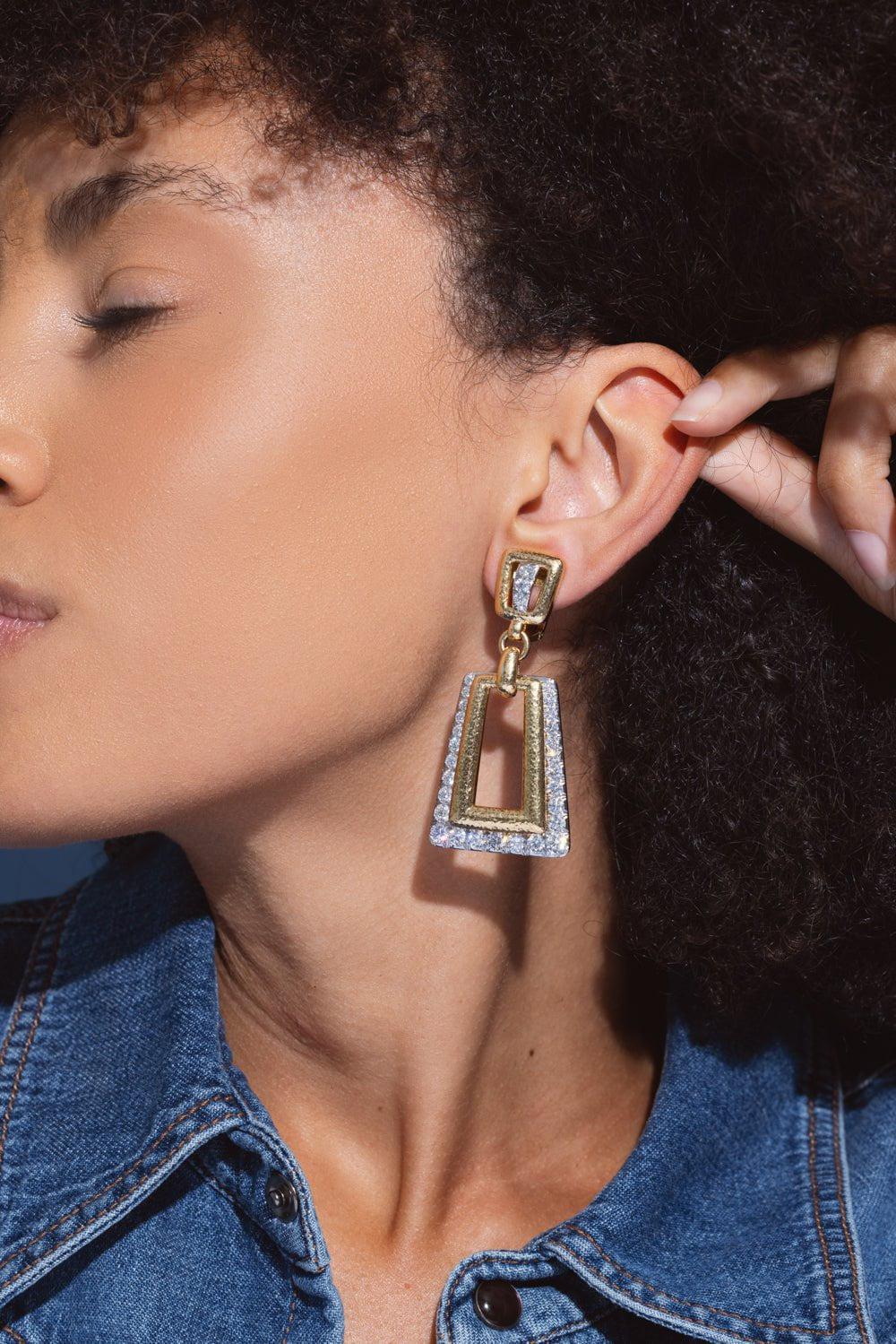 DAVID WEBB-Madison Happy Days Earrings-YELLOW GOLD
